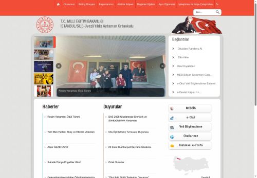 Üvezli Yıldız Aytaman Ortaokulu - İSTANBUL / ŞİLE