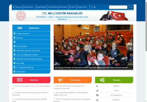 Maçka Pakmaya Hüsamettin Ziler Ortaokulu - İSTANBUL / ŞİŞLİ