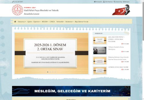 Halil Rıfat Paşa Mesleki ve Teknik Anadolu Lisesi - İSTANBUL / ŞİŞLİ