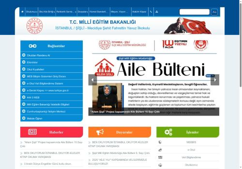 Mecidiye Şehit Fahrettin Yavuz İlkokulu - İSTANBUL / ŞİŞLİ