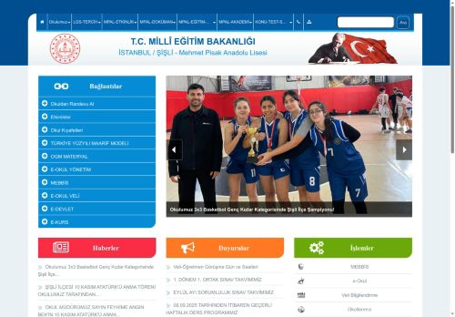 Mehmet Pisak Anadolu Lisesi - İSTANBUL / ŞİŞLİ