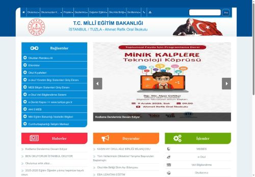 Ahmet Refik Oral İlkokulu - İSTANBUL / TUZLA