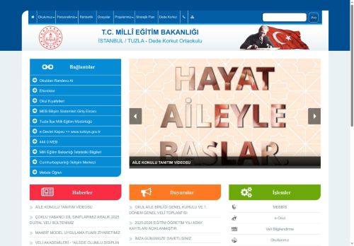 Dede Korkut Ortaokulu - İSTANBUL / TUZLA