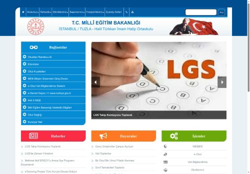 Halil Türkkan İmam Hatip Ortaokulu - İSTANBUL / TUZLA