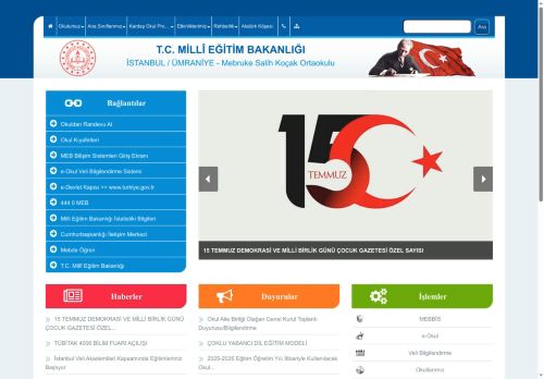 Mebruke Salih Koçak Ortaokulu - İSTANBUL / ÜMRANİYE