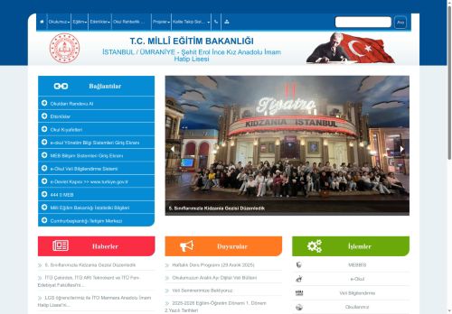 Şehit Erol İnce Kız Anadolu İmam Hatip Lisesi - İSTANBUL / ÜMRANİYE