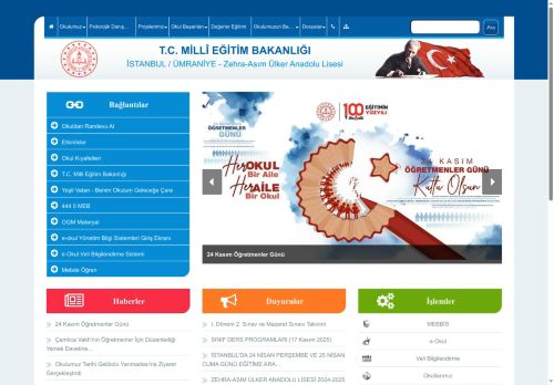 Zehra-Asım Ülker Anadolu Lisesi - İSTANBUL / ÜMRANİYE