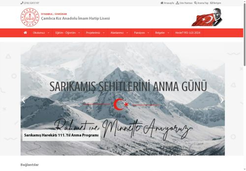 Çamlıca Kız Anadolu İmam Hatip Lisesi - İSTANBUL / ÜSKÜDAR