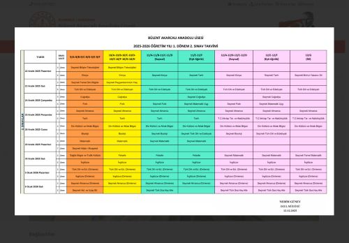 Bülent Akarcalı Anadolu Lisesi - İSTANBUL / ÜSKÜDAR