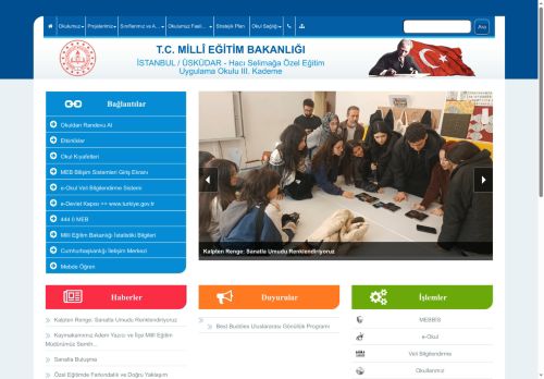 Hacı Selimağa Özel Eğitim Uygulama Okulu III. Kademe - İSTANBUL / ÜSKÜDAR