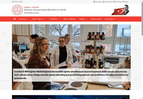 Üsküdar Zeynep Kamil Mesleki ve Teknik Anadolu Lisesi - İSTANBUL / ÜSKÜDAR