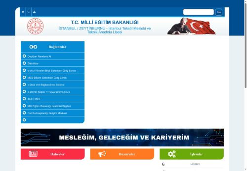 İstanbul Tekstil Mesleki ve Teknik Anadolu Lisesi - İSTANBUL / ZEYTİNBURNU