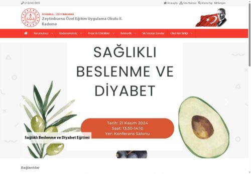 Zeytinburnu Özel Eğitim Uygulama Okulu II. Kademe - İSTANBUL / ZEYTİNBURNU