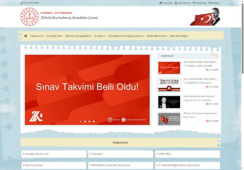 Zühtü Kurtulmuş Anadolu Lisesi - İSTANBUL / ZEYTİNBURNU