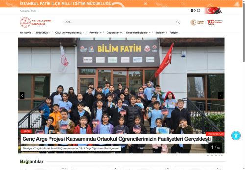 FATİH İLÇE MİLLÎ EĞİTİM MÜDÜRLÜĞÜ - MEB İSTANBUL