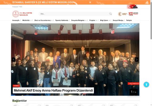 SARIYER İLÇE MİLLÎ EĞİTİM MÜDÜRLÜĞÜ - MEB İSTANBUL