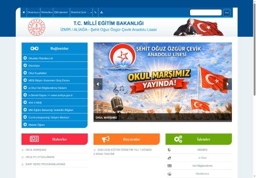 Şehit Oğuz Özgür Çevik Anadolu Lisesi - İZMİR / ALİAĞA