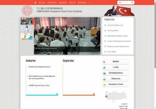 Yenişakran Yunus Emre Ortaokulu - İZMİR / ALİAĞA