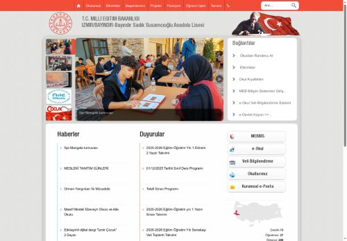 Bayındır Sadık Susamcıoğlu Anadolu Lisesi - İZMİR / BAYINDIR