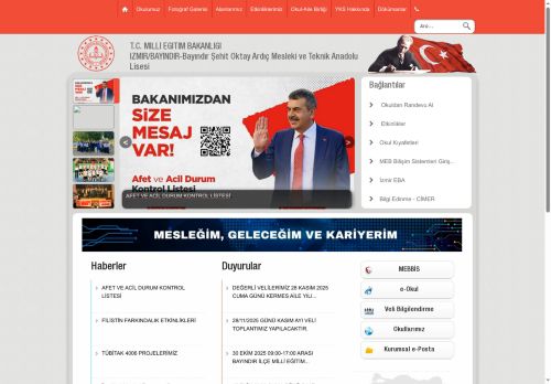 Bayındır Şehit Oktay Ardıç Mesleki ve Teknik Anadolu Lisesi - İZMİR / BAYINDIR