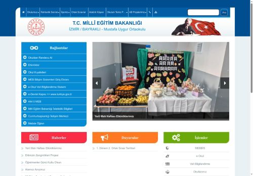 Mustafa Uygur Ortaokulu - İZMİR / BAYRAKLI