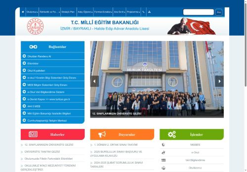Halide Edip Adıvar Anadolu Lisesi - İZMİR / BAYRAKLI