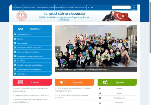 Kaymakam Özgür Azer Kurak Ortaokulu - İZMİR / BAYRAKLI