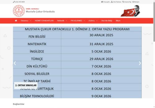 Mustafa Çukur Ortaokulu - İZMİR / BAYRAKLI