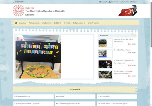 Tire Özel Eğitim Uygulama Okulu III. Kademe - İZMİR / TİRE