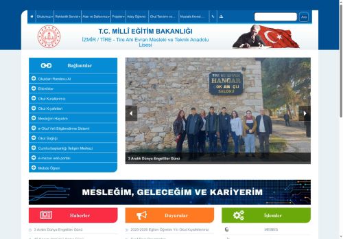 Tire Ahi Evran Mesleki ve Teknik Anadolu Lisesi - İZMİR / TİRE