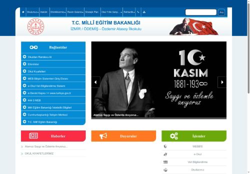 Özdemir Atasoy İlkokulu - İZMİR / ÖDEMİŞ