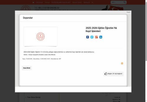 Prof.Dr.Muzaffer Kula Anadolu Lisesi - İZMİR / ÖDEMİŞ