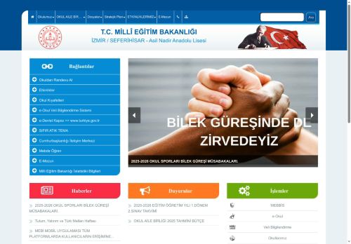 Asil Nadir Anadolu Lisesi - İZMİR / SEFERİHİSAR