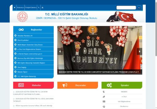 100.Yıl Şehit Güngör Dolunay İlkokulu - İZMİR / BORNOVA