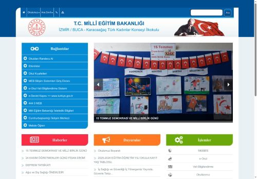 Karacaağaç Türk Kadınlar Konseyi İlkokulu - İZMİR / BUCA