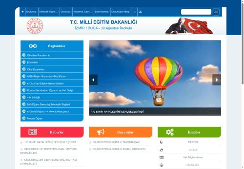 30 Ağustos İlkokulu - İZMİR / BUCA