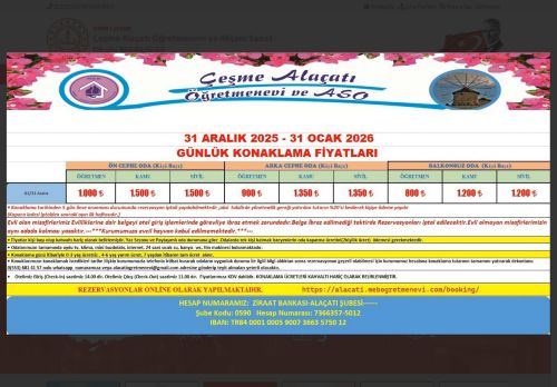 Çeşme Alaçatı Öğretmenevi ve Akşam Sanat Okulu Müdürlüğü - İZMİR / ÇEŞME