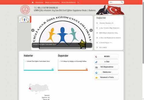 Atatürk Org.San.Böl.Özel Eğitim Uygulama Okulu I. Kademe - İZMİR / ÇİĞLİ