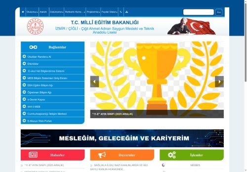 Çiğli Ahmet Adnan Saygun Mesleki ve Teknik Anadolu Lisesi - İZMİR / ÇİĞLİ