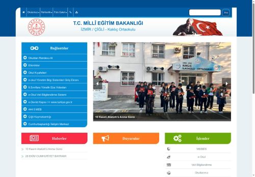 Kaklıç Ortaokulu - İZMİR / ÇİĞLİ