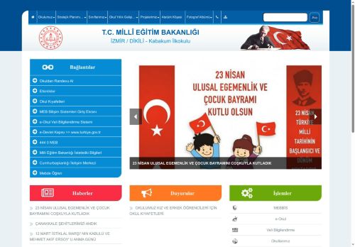 Kabakum İlkokulu - İZMİR / DİKİLİ