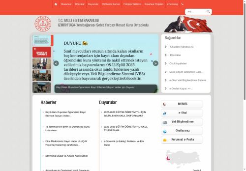 Yenibağarası Şehit Yarbay Mesut Kuru Ortaokulu - İZMİR / FOÇA