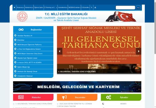 Gaziemir Şehit Serhat Sığnak Mesleki ve Teknik Anadolu Lisesi - İZMİR / GAZİEMİR