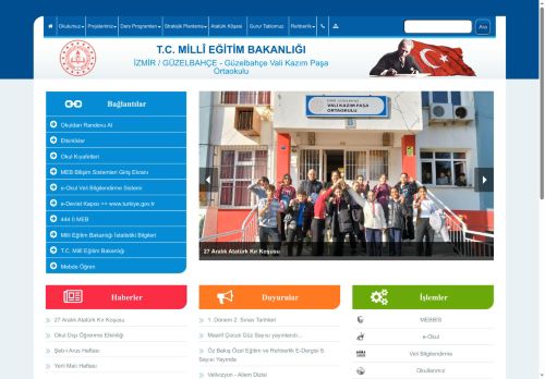 Güzelbahçe Vali Kazım Paşa Ortaokulu - İZMİR / GÜZELBAHÇE