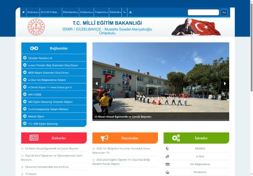 Mustafa Saadet Alanyalıoğlu Ortaokulu - İZMİR / GÜZELBAHÇE