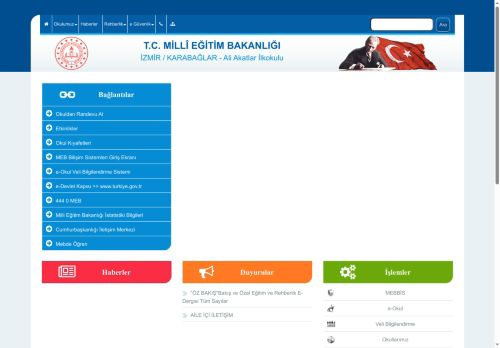 Ali Akatlar İlkokulu - İZMİR / KARABAĞLAR