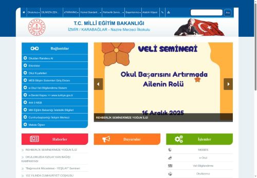 Nazire Merzeci İlkokulu - İZMİR / KARABAĞLAR