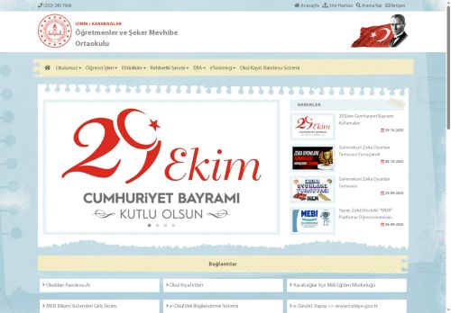 Öğretmenler ve Şeker Mevhibe Ortaokulu - İZMİR / KARABAĞLAR