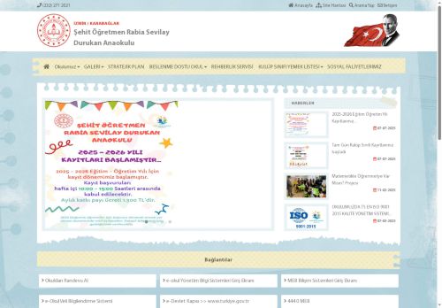 Şehit Öğretmen Rabia Sevilay Durukan Anaokulu - İZMİR / KARABAĞLAR