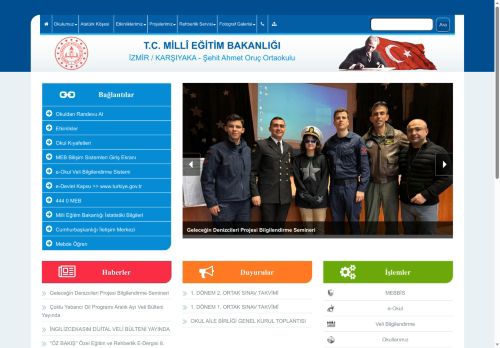 Şehit Ahmet Oruç Ortaokulu - İZMİR / KARŞIYAKA